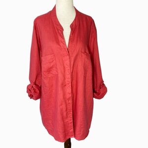 GRACE ELEMENTS Linen Shirt